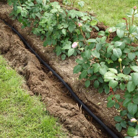 Druppelslang-tuin-grond